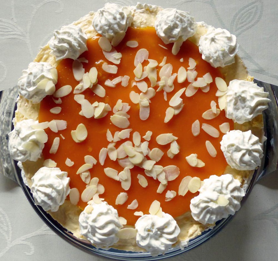 Orangen-Quark-Torte mit Stevia